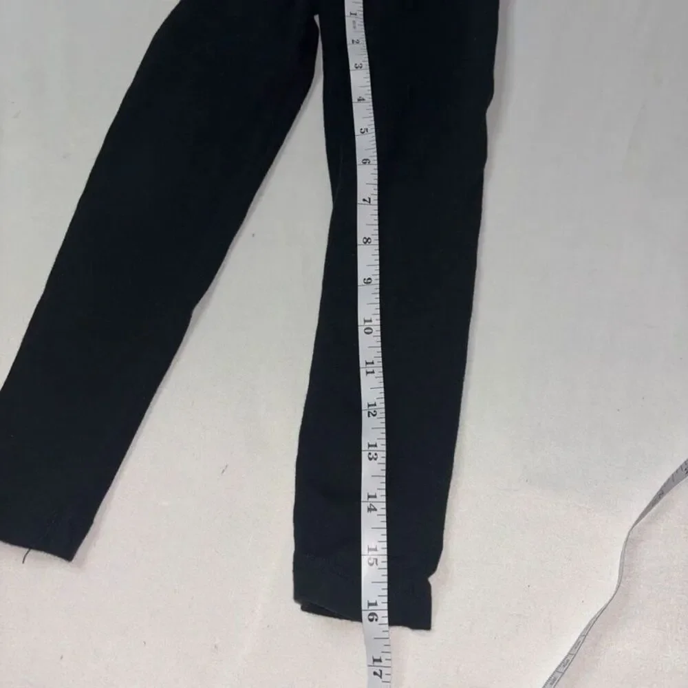 Wonder Nation Girls Black Stretch Leggings Size XS (4-5)